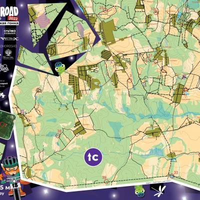 Карта Bike-off-Road Challenge 2022 Ночь Карта 1