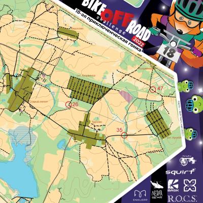 Карта Bike-off-Road Challenge 2022 Ночь Карта 2
